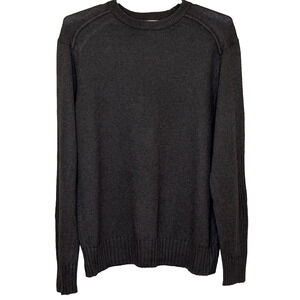 The North Face Pullover Sweater Mens Size XL Brown Cotton Wool Blend Crew Neck